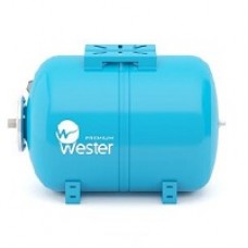 Мембранный бак для водоснабжения горизонтальный Wester WAO80